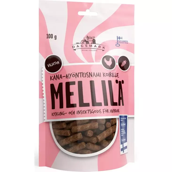 MELLILÄ KOIRAN KANA-HYÖNTEISNAMI - Koiran makupalat - 6430066381685 - 1