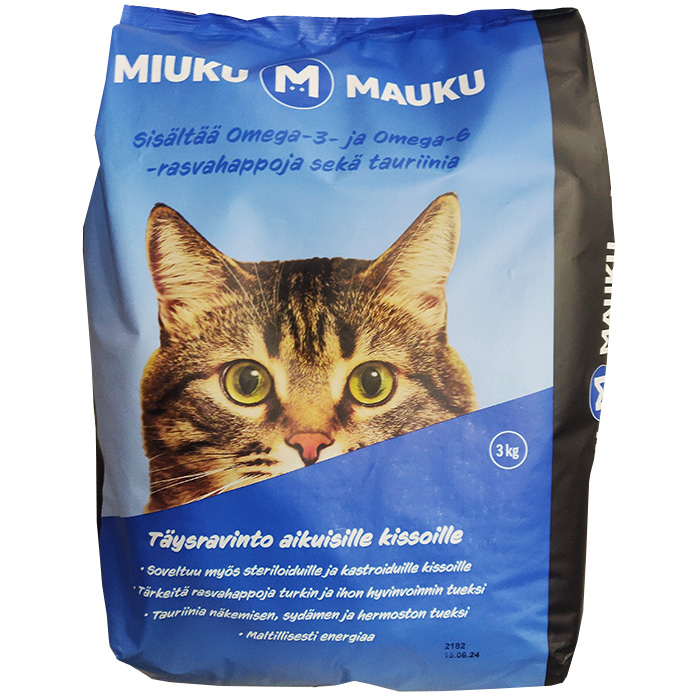 MIUKU & MAUKU 3 Kg - Kissan märkäruoka - 6417977007545 - 1