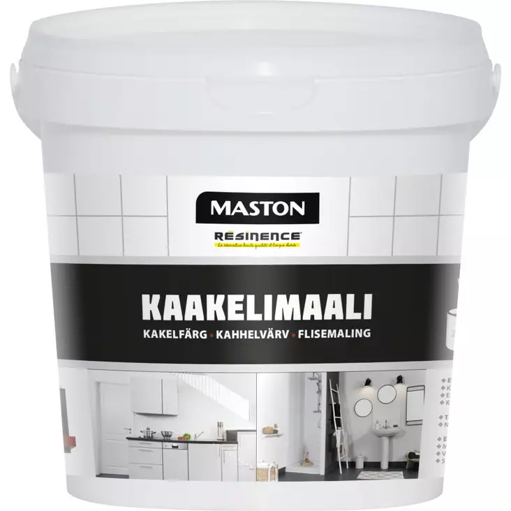 Maali 2K Kaakeli Valkoinen 250ml - Sisämaalit - 6412490038335 - 1