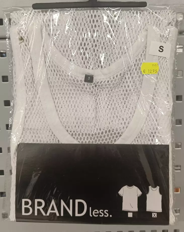 Miesten verkkopaita Hihaton NetShirt valkoinen M - Miesten aluspaidat - 6419285481765 - 2