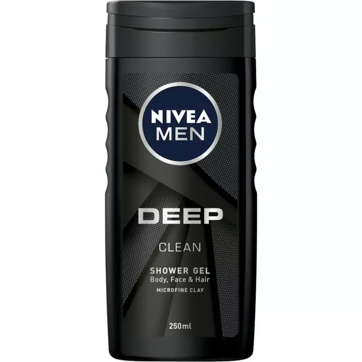 NIVEA MEN SUIHKUGEELI 250ml DEEP - Miesten saippuat ja suihkugeelit - 4005900516305 - 1