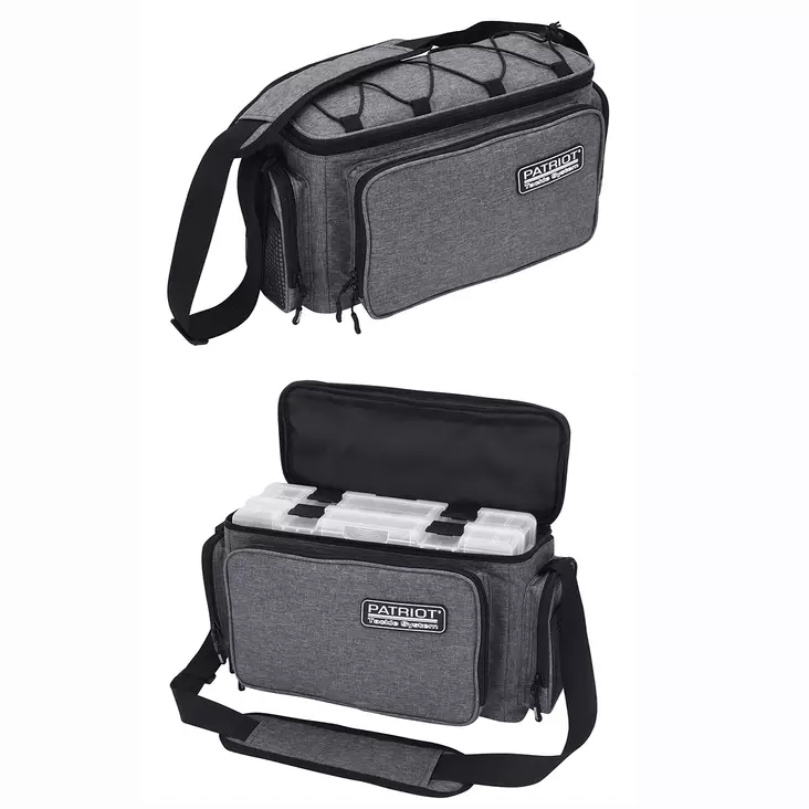 PATRIOT VIEHERASIALAUKKU TACKLE SYSTEM S - Viehe- ja kalastuslaukut - 6417512536905 - 1