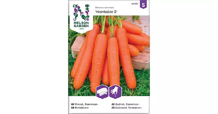 Porkkana, Nantaise 2, kylvönauha - Vihannesten ja hedelmien siemenet - 7312600856875 - 1