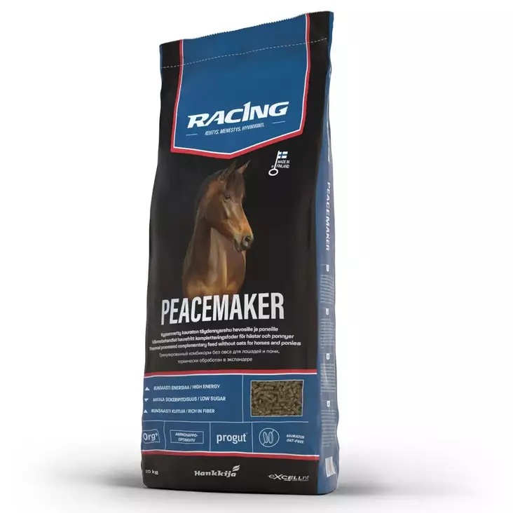 RACING PEACEMAKER 20kg - Hevosrehut ja pelletit - 6417679046675 - 1