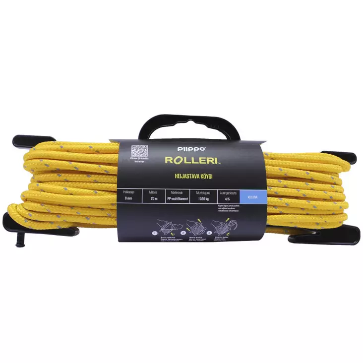 Rolleri heijastava PP-multifilamentti 8mm x 20m - Köydet ja narut - 6408586580345 - 1