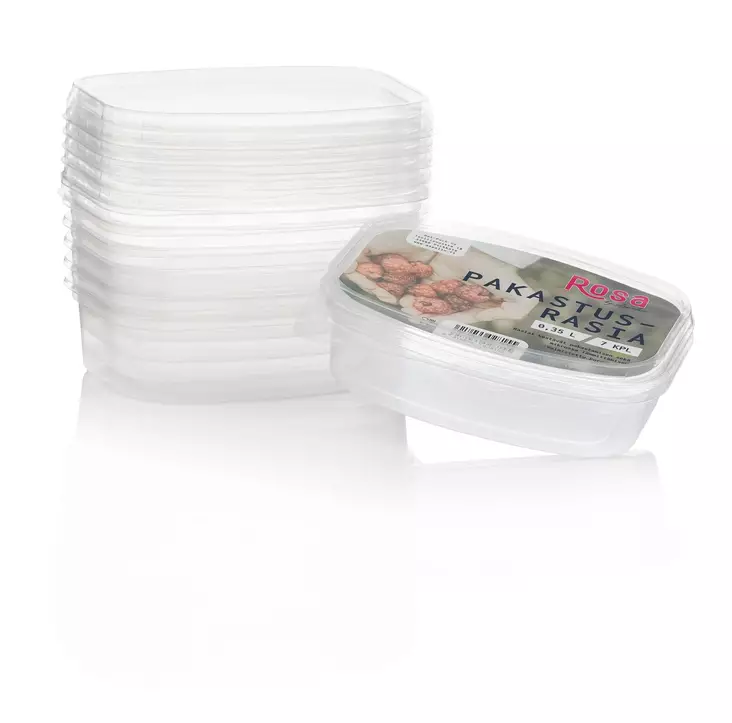 Rosa Pakastusrasia 0,35l 7 kpl / paketti - Pakastuspussit ja kertakäyttörasiat - 6418055028155 - 1