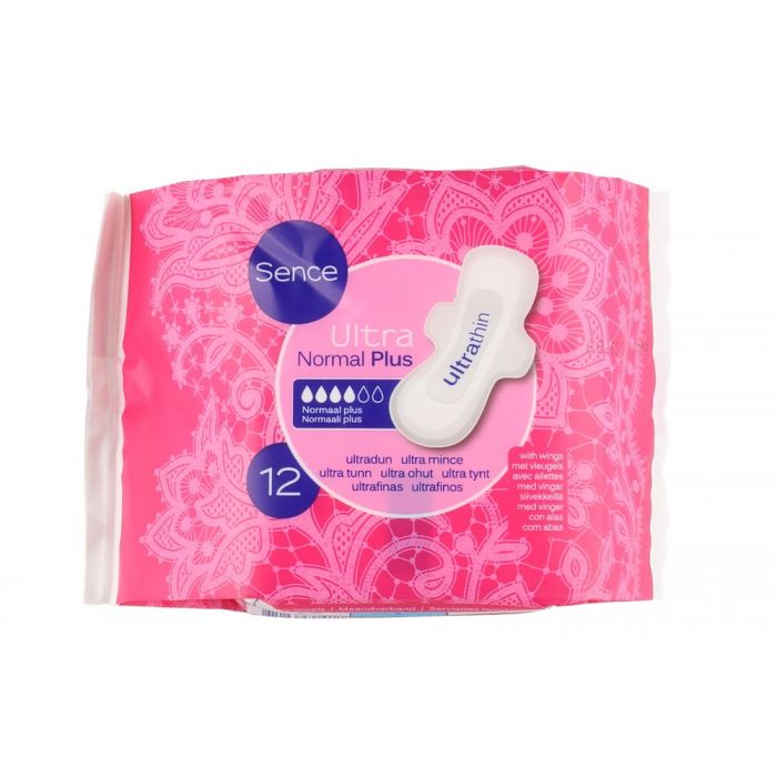 SENCE SITEET NORMAL SIIVEKKEET 12 KPL - Tamponit ja terveyssiteet - 8718692411555 - 1