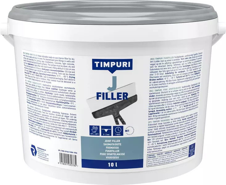 TIMPURI Filler J 10 l sauma/nauhatasoite - Tasoitteet - 6418091030785 - 1