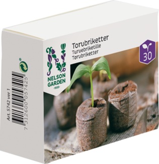 TURVEBRIKETTI 30 KPL - Puutarhakateaineet - 7312600057425 - 1