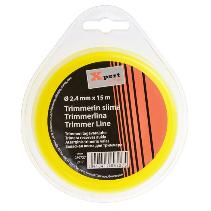 Tarmo Trimmerin Varasiima 2,4 mm x 15 m - Ruohotrimmerit - 6410412897275 - 1