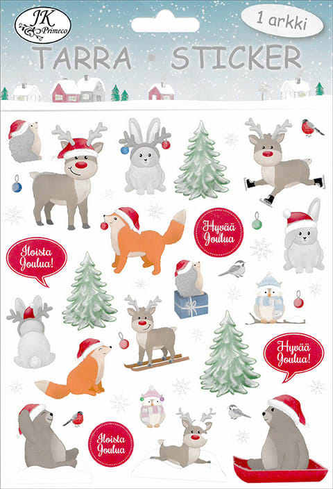 Tarra-arkki Joulueläimet - Tee-se-itse DIY - 6417715032655 - 1