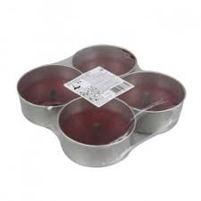 Polar kynttilät Ulkotuli 10x4,5 cm 4 kpl - Ulkotulet - 6410412977335 - 1