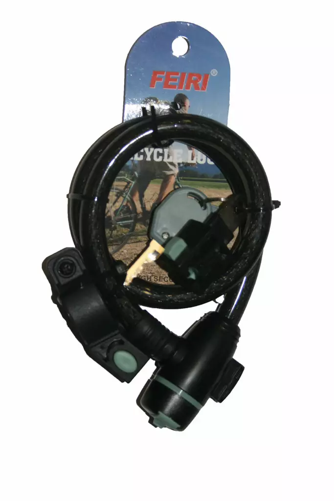 VAIJERILUKKO 15X650 mm 1 avain led - Pyöräilyvarusteet ja -lukot - 6438159773225 - 1