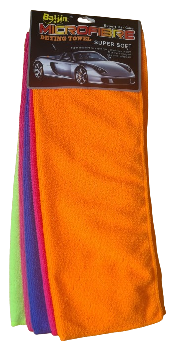 MIKROKUITU AUTONPESULIINA 5KPL - Auton mikrokuituliinat - 6438159997935 - 1