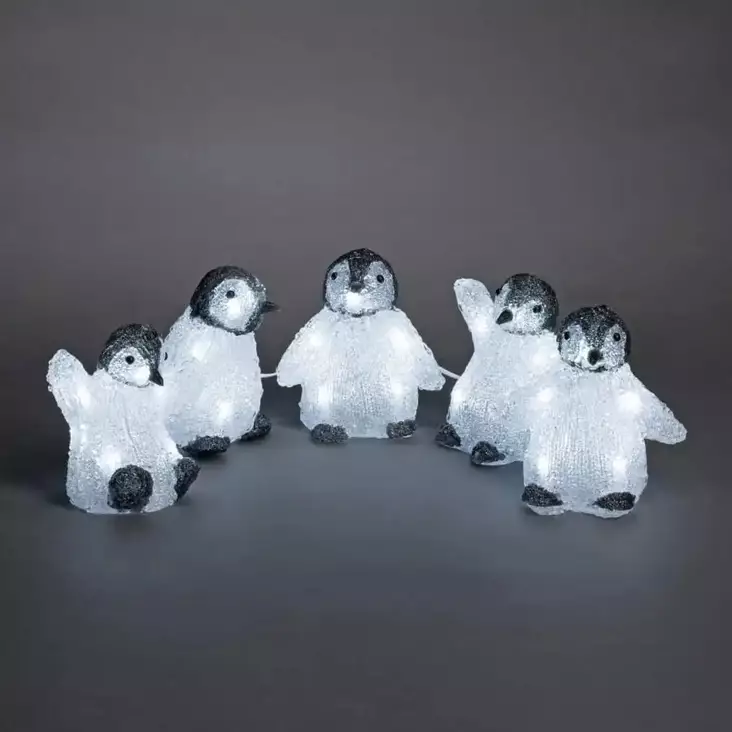 AKRYYLIVALOSARJA PIKKUPINGVIINIT - Led-eläimet - 7318302662035 - 1