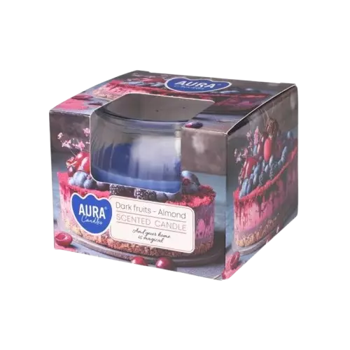 Aura Tuoksukynttilälasi dark fruits-almo - Pöytäkynttilät ja tuoksukynttilät - 5906927052755 - 1