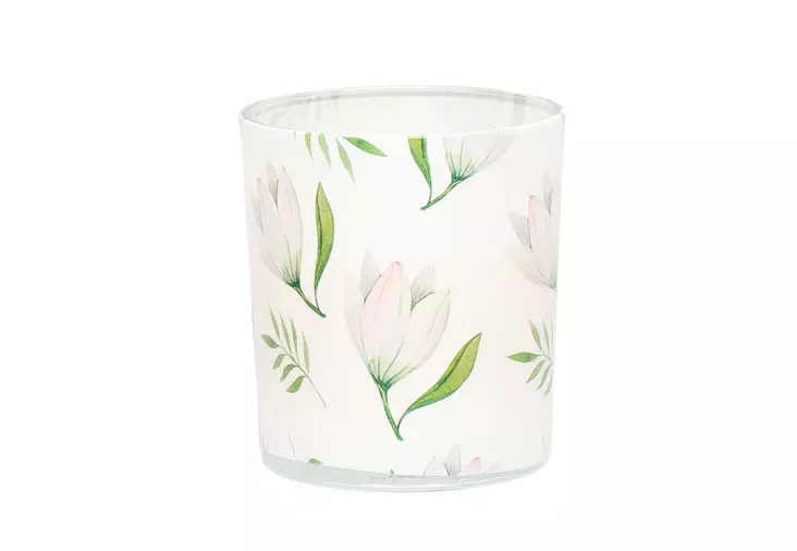 Aura Tuoksulasikynttilä White Bloom - Pöytäkynttilät ja tuoksukynttilät - 5906927034225 - 1