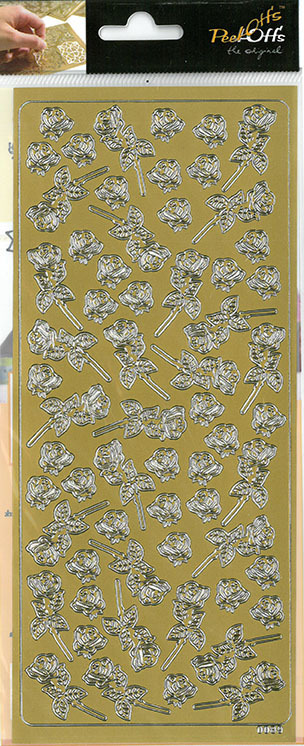 ÄV-TARRA PIENI RUUSU kulta - Tee-se-itse DIY - 6417715093205 - 1