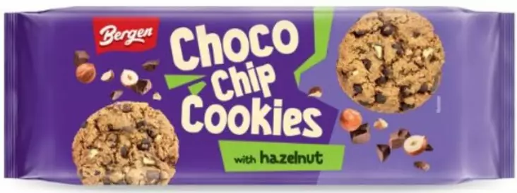 BERGEN F CHOCO CHIP HAZELNUT - Makeat keksit - 5902379720815 - 1