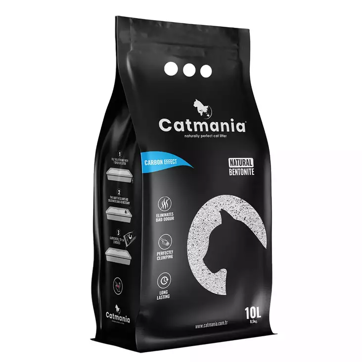 CATMANIA KISSANHIEKKA 10 L aktiivihiili - Kissanhiekat - 8682162004045 - 1