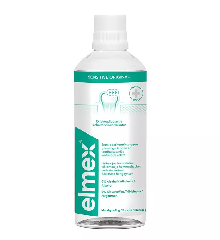 Elmex 400ml Sensitive Suuvesi - Suunhoito, hammastahnat ja -harjat - 8718951713765 - 1