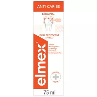 ELMEX ANTI-CARIES 75ML HAMM.TAHNA - Suunhoito, hammastahnat ja -harjat - 8718951652675 - 1