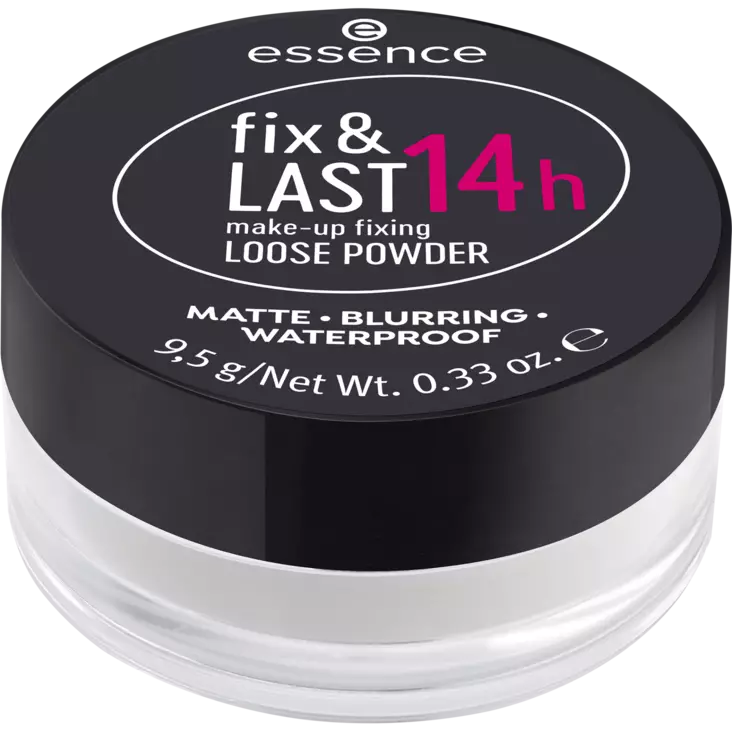 Essence fix & LAST 14h make-up fixing LOOSE POWDER - Meikit - 4059729382665 - 1