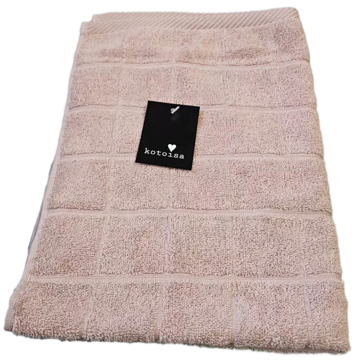 FROTEEPYYHE 50 X 70 cm vaaleanpunainen - Käsi- ja kylpypyyhkeet - 6438159909235 - 1