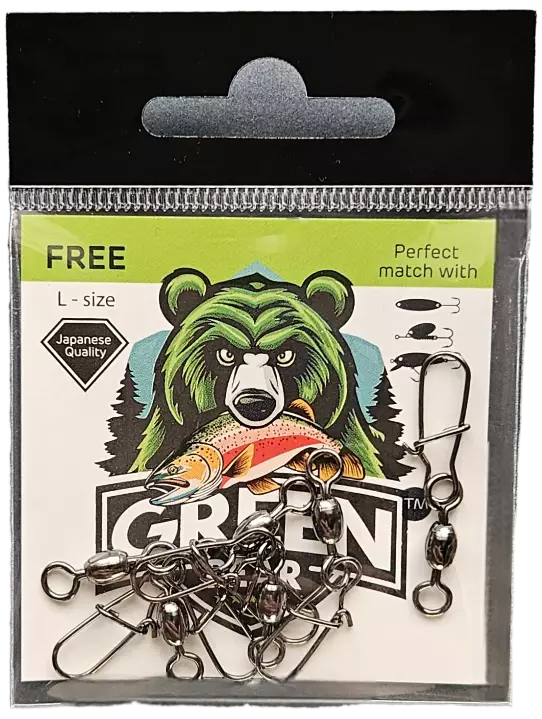 Green Bear Free lukkoleikari L - Perukesiimat ja -tarvikkeet - 6429811361065 - 1