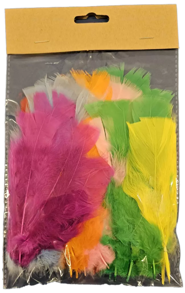 HÖYHENET 15 CM RAUTALANGALLA - Tee-se-itse DIY - 6438159244275 - 1