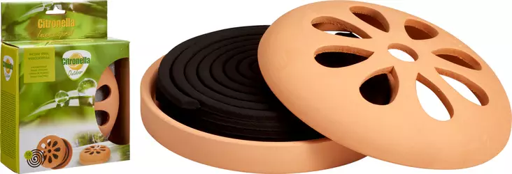 Hyttysavun polttoalusta terracotta - Hyönteiskarkoittimet ja -pyydykset - 8719987851735 - 1