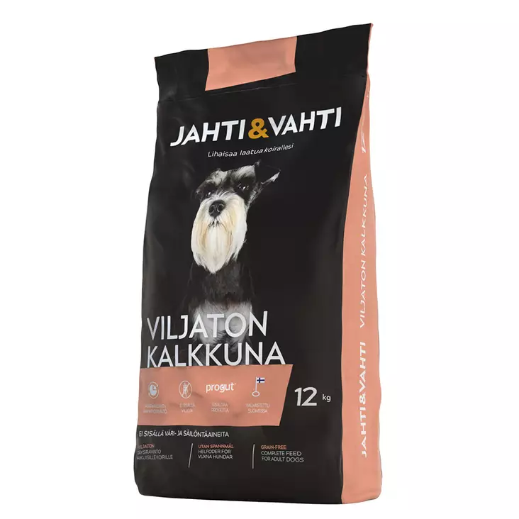 JAHTI JA VAHTI VILJATON KALKKUNA 12 Kg - Viljaton koiranruoka - 6417679048785 - 1