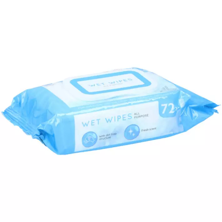 Kosteat siivousliinat 72kpl - Yleispuhdistusaineet - 8711252194745 - 1