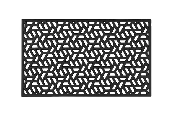 Kumimatto Zerbino Aiwa 45x75 musta - Kynnys- ja kuramatot - 6438159914055 - 1