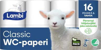 LAMBI WC 16 RLL - WC-paperit - 6414301075645 - 1