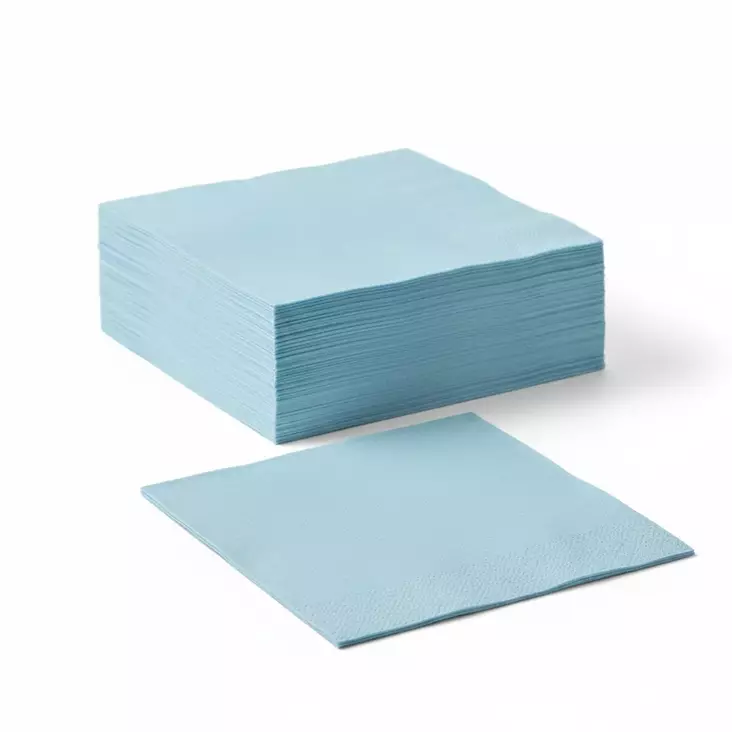 Lautasliina 24x24cm 50kpl Vaaleansininen - Lautasliinat - 6411632501065 - 1