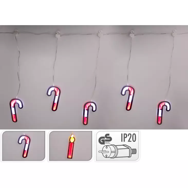 LED-PEILIVALOVERHO INFINITY – KYNTTILÄ TAI KARKKIKEPIT - Jouluvalot ja valosarjat - 8721037696685 - 1