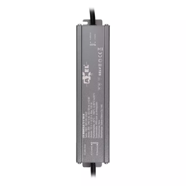 LED MUUNTAJA 12V 100 W IP 65 - Tietokonetarvikkeet - 6438152076675 - 1