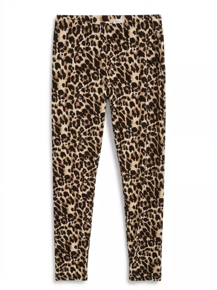 Leopardikuvioiset leggingsit - Naisten legginsit - 6438506017385 - 1