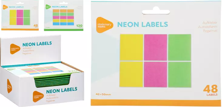 Neon muistilaput - Muistilaput - 8721037505185 - 1