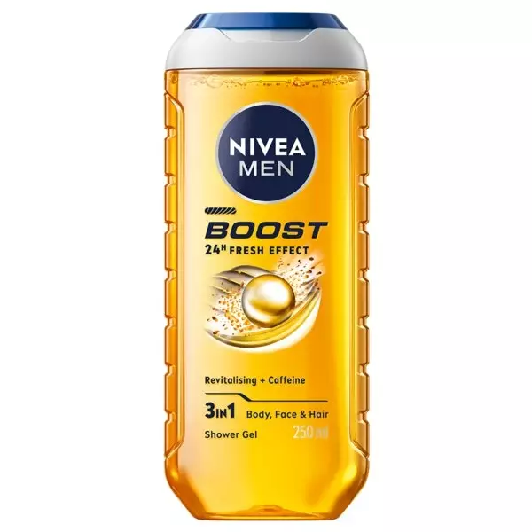 NIVEA SUIHKUGEELI 250ML Boost - Miesten saippuat ja suihkugeelit - 4005900831675 - 1
