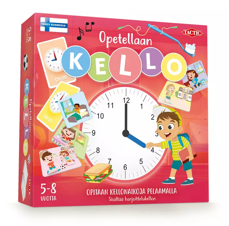 OPETELLAAN KELLO - Pöytä- ja lautapelit - 6416739594545 - 1