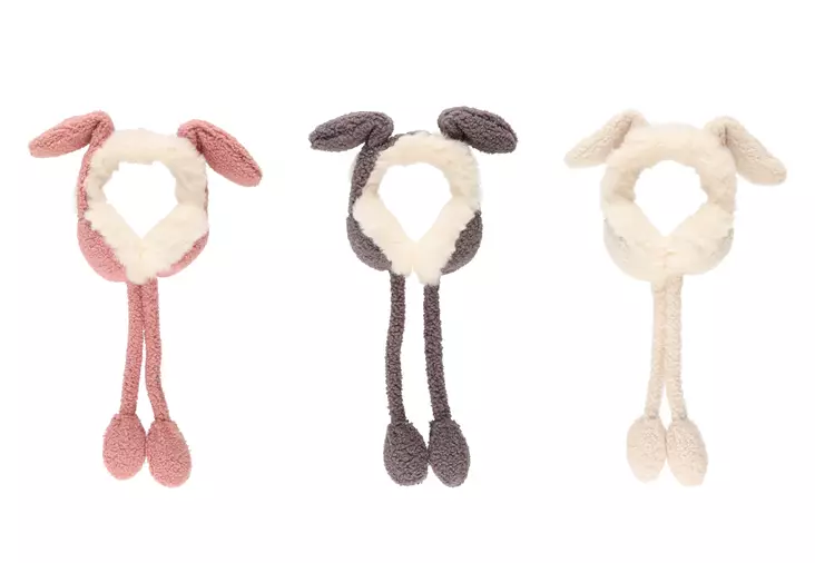 PITKÄT PUPU KORVALÄPÄT TWEED - Naisten pipot ja hatut - 6410416099545 - 1