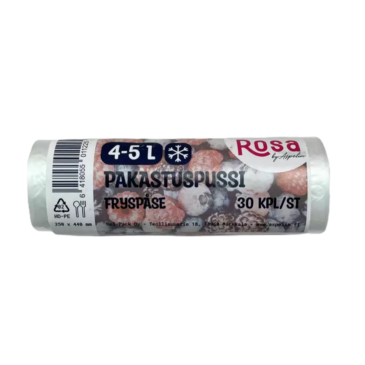 ROSA PAKASTEPUSSI 4-5L - Pakastuspussit ja kertakäyttörasiat - 6418055011225 - 1