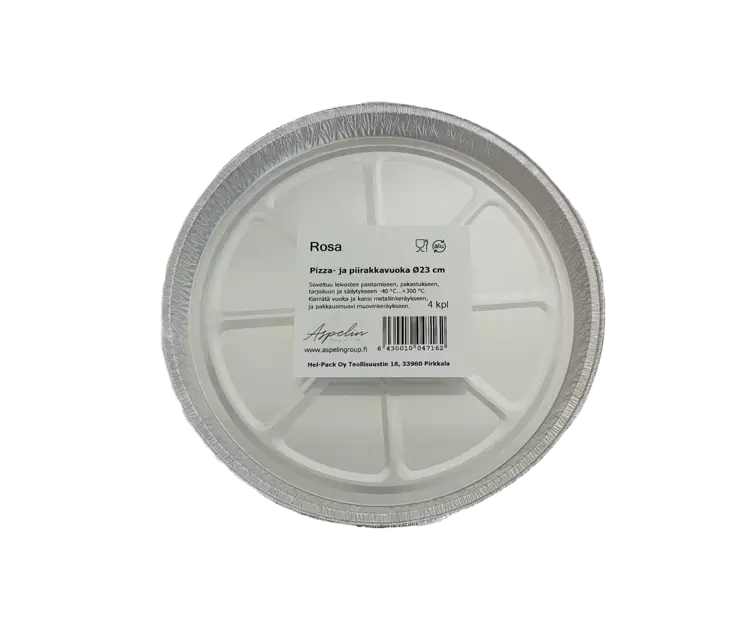 ROSA PIZZA/ PIIRAKKA VUOKA 23cm - Foliot ja paistopussit - 6418055071625 - 1