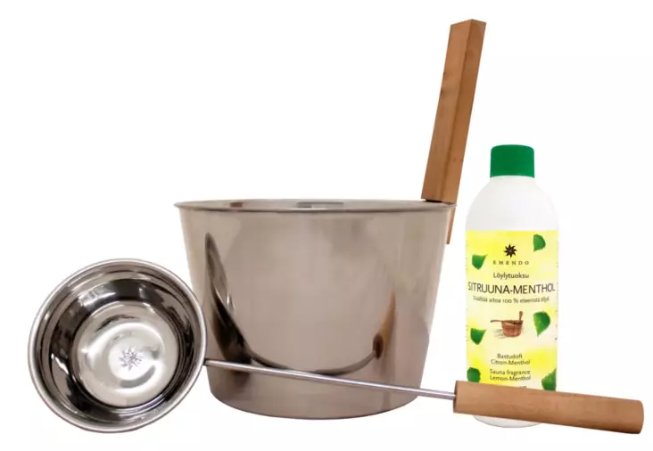 Saunakiulu ja kauha ja löylytuoksu - Saunakiulut ja -kauhat - 6417892040375 - 1