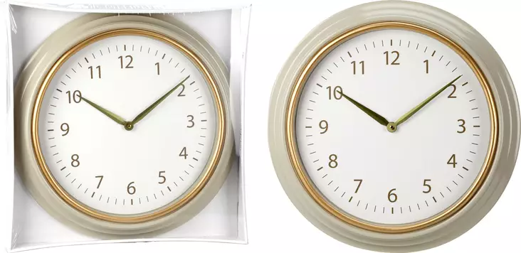 Seinäkello Retro 50 cm - Seinä- ja pöytäkellot - 8720573925075 - 1