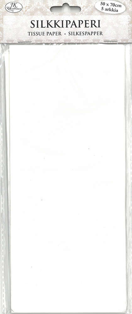 Silkkipaperi valkoinen 5ark - Tee-se-itse DIY - 6417715068005 - 1