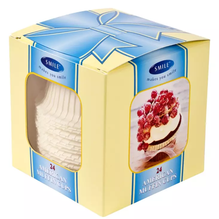 SMILE MUFFINSIVUOKA 24 kpl/pkt - Foliot ja paistopussit - 4742002000935 - 1