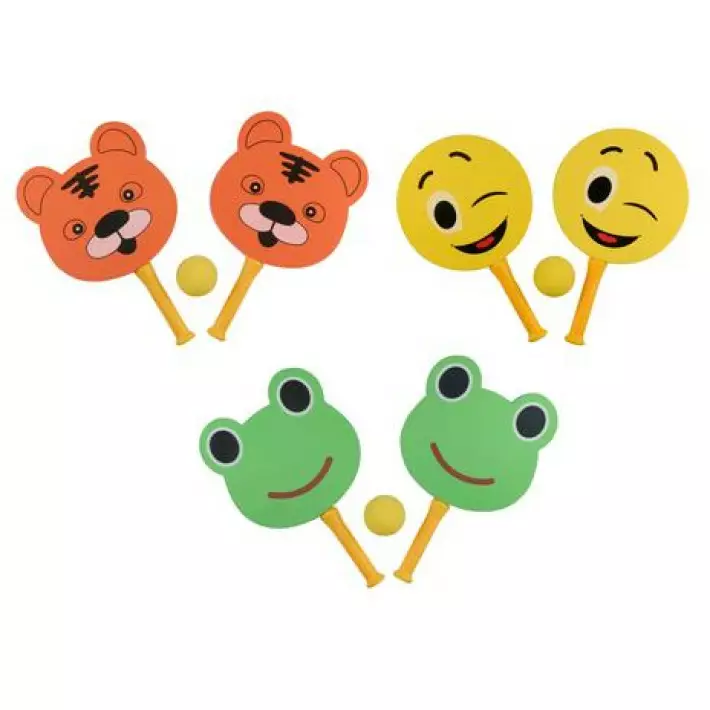 Tennispeli eläinhahmo mailat - Tennistuotteet - 8711252569505 - 1